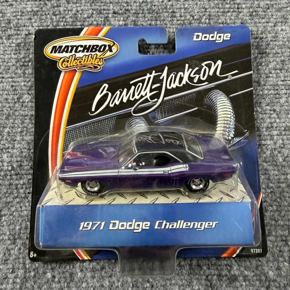 Matchbox 1971 Dodge Challenger Purple Barrett-Jackson Diecast 97397